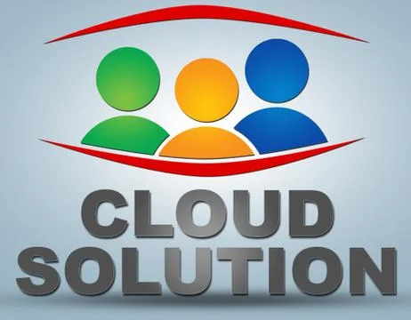 Cloud Solution イラスト素材