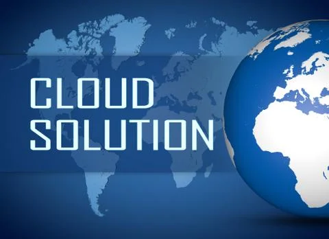 Cloud Solution Illustrazione stock