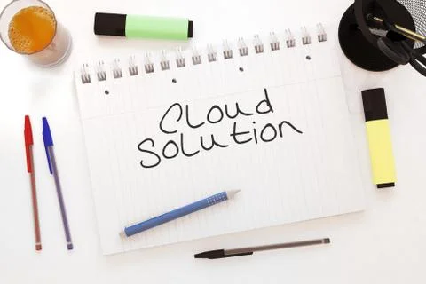 Cloud Solution Stockillustratie