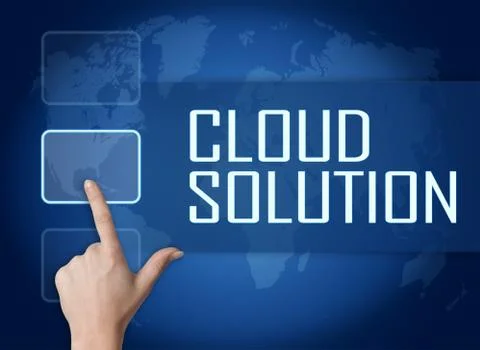 Cloud Solution Stockillustratie