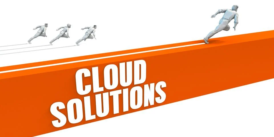 Cloud Solutions Stock Illustration