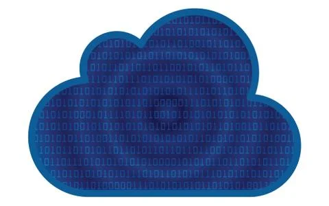 Cloud space icon, vector イラスト素材