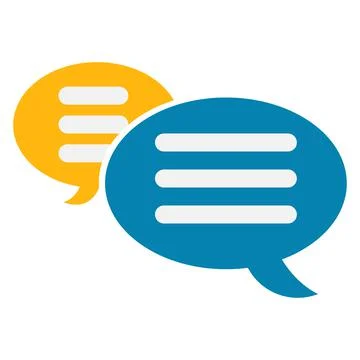 The cloud of speaking dialogue icon Stock Illustration