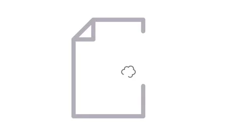 A cloud with a speech bubble and a speech bubble icon, symbolizing communic.. Stock Footage 334834145