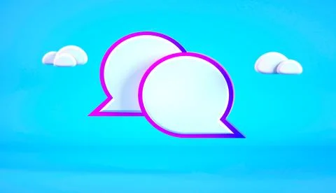 Cloud speech bubble Illustrazione stock