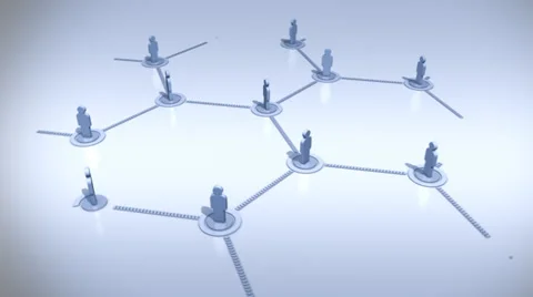 Cloud Spreading, Viral, Network, Teamwork, Synergy Stock Footage 29648435