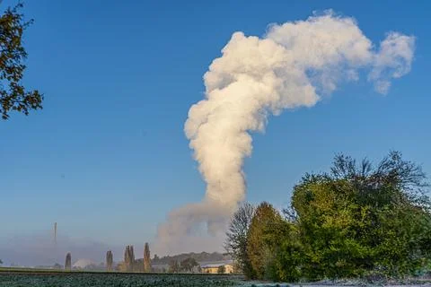 Cloud of steam Stock Photos