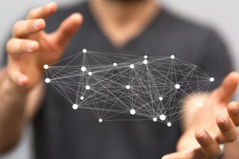 A Cloud storage and Computing concept. 写真素材