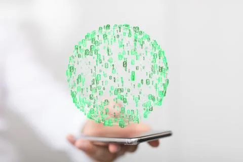 A Cloud storage and Computing concept digital Stock Photos