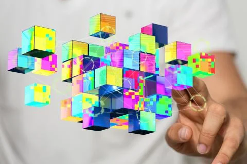A Cloud storage and Computing concept. 스톡 사진