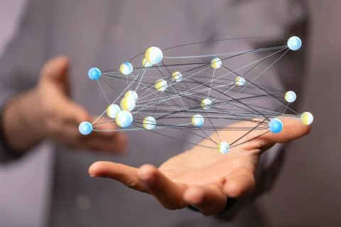 A Cloud storage and Computing concept. 스톡 사진