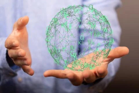 A Cloud storage and Computing concept. Stock Photos