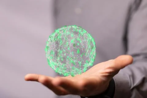 A Cloud storage and Computing concept. Foto stock