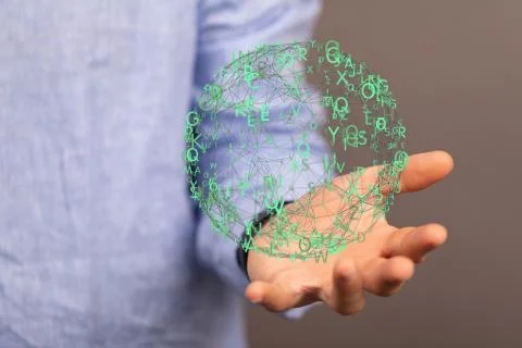 A Cloud storage and Computing concept. Stock Photos