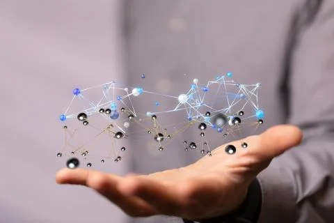 A Cloud storage and Computing concept. Stock Photos