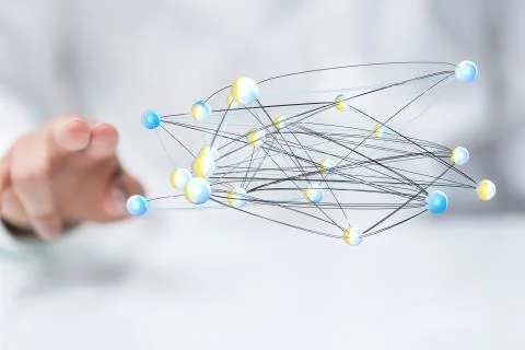 A Cloud storage and Computing concept digital 스톡 사진