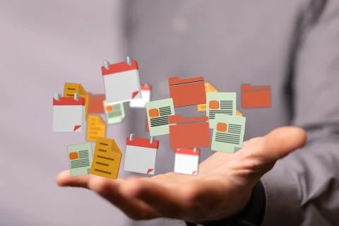 A Cloud storage and Computing concept. Stock Photos