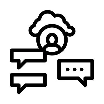 Cloud storage and sms identity line icon vector illustration Illustrazione stock