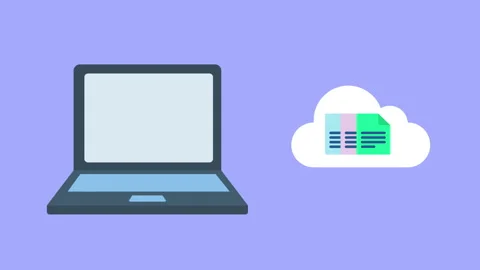 Cloud storage and uploading data to secured cloud server 2d with Alpha Matte 库存影片 335917379