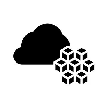 Cloud, storage, big data icon. Stock Illustration