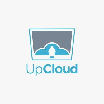 Cloud storage, cloud data logo icon vector template on white background Stock Illustration