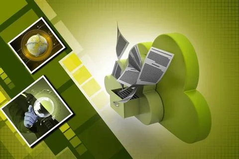 Cloud storage concept Cloud storage concept Copyright: xZoonar.com/brijith... 写真素材