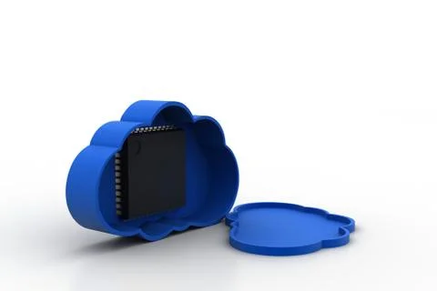 Cloud storage concept 무료 스톡 일러스트