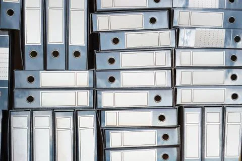 Cloud storage concept image. Binders Archive, Ring Binders. Foto stock