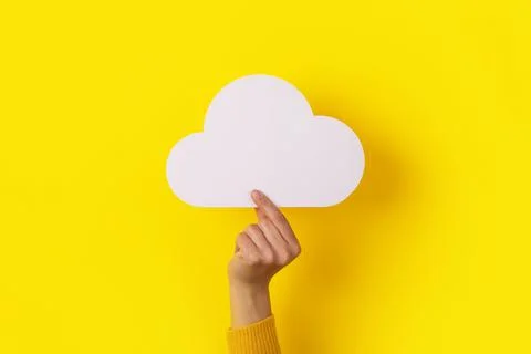Cloud storage concept Stock Photos