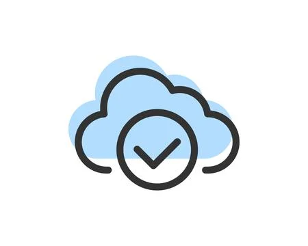 Cloud Storage Data Transfer Vector Icon. Computing Service And Network Relate イラスト素材