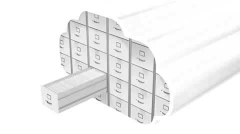 Cloud storage Stock Footage 51844679