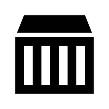 Cloud storage hardware server icon or logo illustrator Stock Illustration