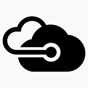 Cloud storage icon. Stock Illustration