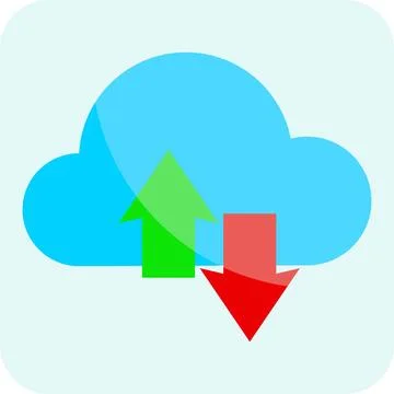Cloud Storage icon Stock Illustration