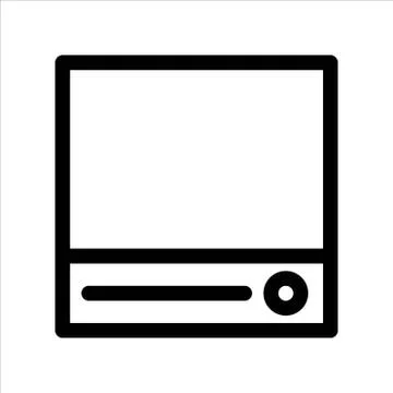 Cloud storage icon or logo illustrator Stock-Illustration