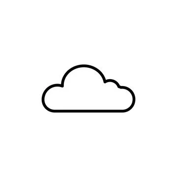 Cloud Storage Icon Perfect for Online Backup Services Illustration