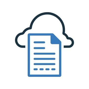 Cloud, storage icon. Simple vector design. 스톡 일러스트