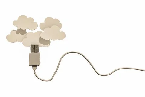 Cloud storage Stock Illustration