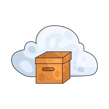 Cloud Storage illustration イラスト素材