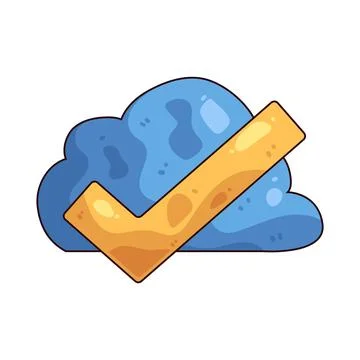 Cloud Storage illustration Stock Illustration