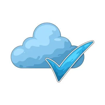 Cloud Storage illustration Stock Illustration