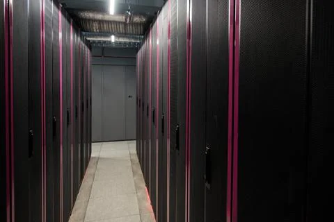 Cloud storage of a large data center Stock Photos