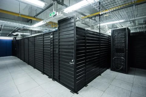 Cloud storage of a large data center Stock Photos
