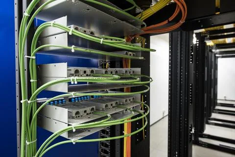 Cloud storage of a large data center Stock Photos