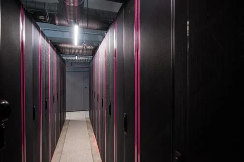 Cloud storage of a large data center Stock Photos