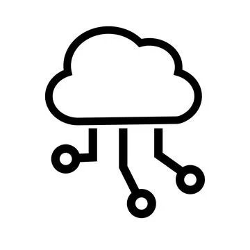 Cloud storage management icon. Vector. Stock Illustration