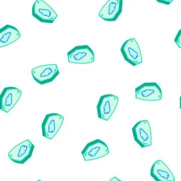 Cloud storage protection shield isometric icon seamless pattern Stock Illustration