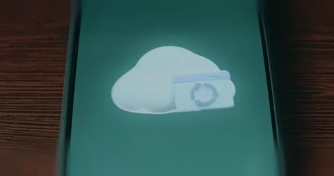 Cloud Storage Sync Icon Vídeos de archivo 310821692