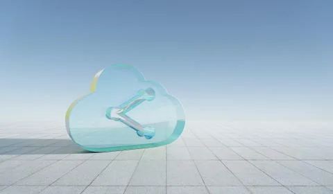 Cloud storage technology concept Stock Photos