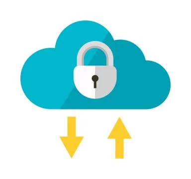 Cloud storage vector illustration Stock Illustration